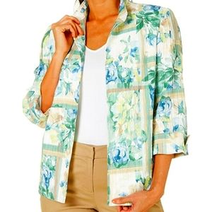 Alfred Dunner Crinkle Jacket/Blazer